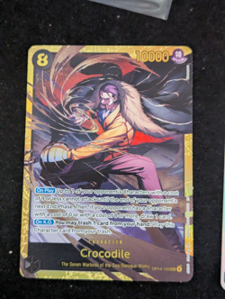 One Piece Card Game Crocodile OP14-120 SEC | Special Foil | Near Mint/ Mint - Image 1