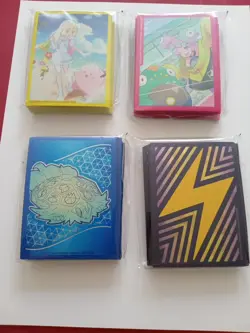 Lot of 4 Sealed Packs Pokemon TCG 200 count Standard Size, Pokemon Card Sleeves - Image 1