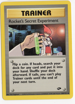 Rocket's Secret Experiment 120/132 Gym Challenge Pokemon Card - Image 1
