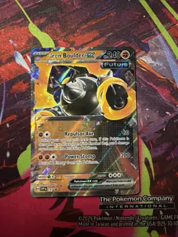 Pokemon Iron Boulder ex 147 Sv: Scarlet & Violet Promo Card Holo 🔥 - Image 1