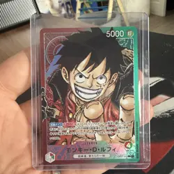 ONE PIECE Card Monkey D. Luffy Alt ArtOP01-003 L Parallel ROMANCE DAWN US seller - Image 1