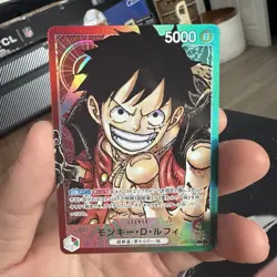 ONE PIECE Card Monkey D. Luffy Alt ArtOP01-003 L Parallel ROMANCE DAWN US seller - Image 3