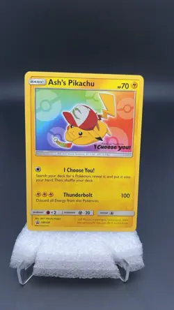 Ash’s Pikachu “I Choose You” Pokemon Movie Promo Card SM108 NM/Mint #17562 T - Image 1