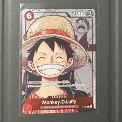 Monkey D Luffy Promo 25th Anniversary Alt Art P-001 One Piece Card English - Image 1