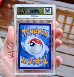 Vintage 2025 PM Japanese SV Glaceon Star Holo Pokemon Card Graded 10 AGS #0806 - Image 2