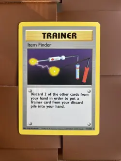 Pokemon TCG Base Set Item Finder 74/102 Rare Card - Image 4