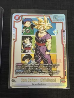 Son Gohan: Childhood Ultimate Battle Winner Card SB02-007 ⭐ NM - Image 1