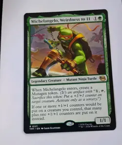 MTG Michelangelo Weirdness to 11 Teenage Mutant Ninja Turtles Rare #121 NM/MINT - Image 3