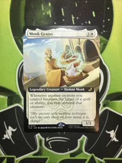 MTG: Monk Gyatso - Extended Art Rare - Avatar: The Last Airbender Eternal-Legal - Image 1