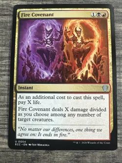 Fire Covenant (U) #54 Commander: Lorwyn Eclipsed MTG NM - Image 1