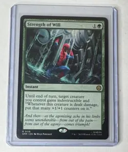 Strength of Will #118 Marvel's Spider-Man Rare Instant MTG NM/M - Image 1