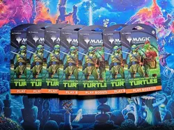 7x Magic: The Gathering Teenage Mutant Ninja Turtles Play Booster Packs - Image 1