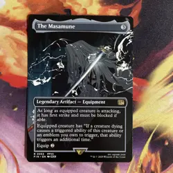 The Masamune (Borderless Non-Foil) 0353 MTG: Final Fantasy NM+ - Image 1