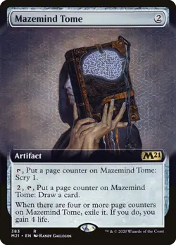 MTG Mazemind Tome Extended Art ** Core Set 2021 ** English - Image 1