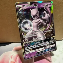 Mewtwo GX 39/73 Shining Legends Ultra Rare Holo Pokemon 2017 NM - Image 3