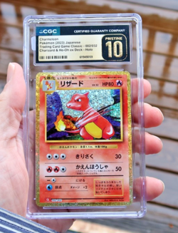 Vintage 2023 Japanese Charmeleon #002 Pokemon Card Graded 10 CGC Holo Charizard - Image 1