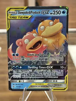 Pokemon Sun & Moon Unified Minds Slowpoke Psyduck GX Tag Team #35/236 Free Ship! - Image 1