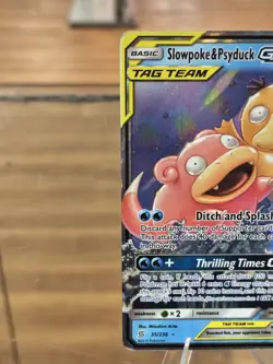 Pokemon Sun & Moon Unified Minds Slowpoke Psyduck GX Tag Team #35/236 Free Ship! - Image 5
