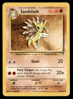 Pokemon Card Sandslash Legendary Collection 63/110 LIGHTLY PLAYED Non-Holo TCG!! - Image 1