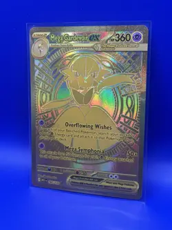 2025 Pokemon Mega Evolutions Mega Gardevoir ex Gold Hyper Rare 187/132 NM - Image 2
