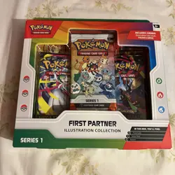 Pokemon TCG First Partner Illustration Collection Series 1 New Sealed - Image 1