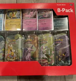 Pokemon Prismatic Evolutions Mini Tins Set, 8 Pack, Sealed - Image 4