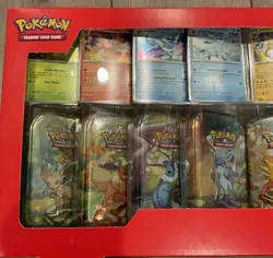 Pokemon Prismatic Evolutions Mini Tins Set, 8 Pack, Sealed - Image 5