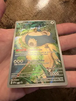 Pokemon Snorlax SVP 051 Scarlet Violet Promo Pokemon Center Exclusive - Image 2