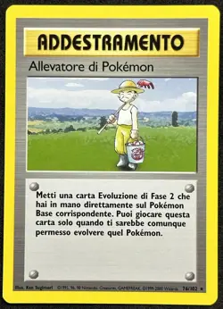 POKEMON~ALLEVATORE DI POKEMON~76/102~SET BASE~ITA~NM - Image 1