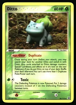 Ditto (Bulbasaur) 36/113 Pokemon Delta Species - Image 1