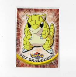 Topps Pokemon Sandshrew #27 2000 TV Animation Edition Non Holo Pokemon - Image 1