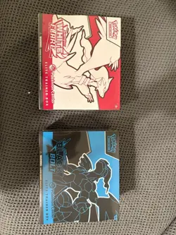Black Bolt and White Flare POKEMON CENTER ETB Elite Trainer Box SEALED - Image 1
