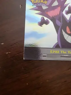 DMG! HOLO Pokemon Topps EP22 The Tower Of Terror Foil Blue Label - Image 2