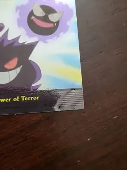 DMG! HOLO Pokemon Topps EP22 The Tower Of Terror Foil Blue Label - Image 5