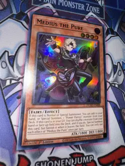 Yu-Gi-Oh! TCG Medius the Pure - DUAD-EN008 Ultra Rare Near Mint NM 1st Edition - Image 2