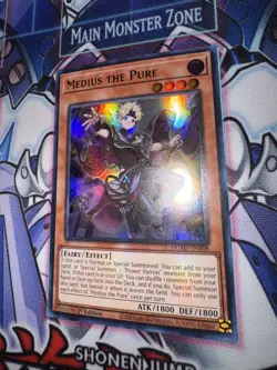 Yu-Gi-Oh! TCG Medius the Pure - DUAD-EN008 Ultra Rare Near Mint NM 1st Edition - Image 3