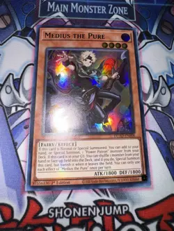 Yu-Gi-Oh! TCG Medius the Pure - DUAD-EN008 Ultra Rare Near Mint NM 1st Edition - Image 4