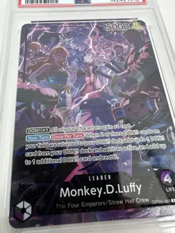 2025 One Piece Monkey D. Luffy #061 English 2nd Anniversary Set PSA 10 - Image 4