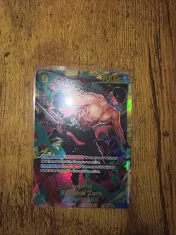 One Piece | Roronoa Zoro | OP06-118 | PRB02 (REPRINT) | Secret Rare (SEC) | NM - Image 1