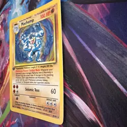 Pokemon TCG Machamp Holo Rare 1st Edition Base Set, Card 8/102, LP Condition - Image 2