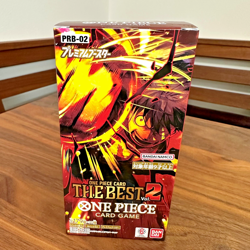 One Piece Card THE BEST Vol.2 PRB-02 BOX 10 Packs NEW(Tape Cut at Store) - Image 1