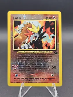 Entei Reverse Holo 34/53 Promo WoTC Vintage Promo Card LP SWIRL - Image 1