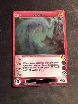Voorx - Rare - Chaotic Card - Alliances Unraveled - Image 1