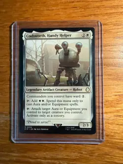 Magic: The Gathyering Codsworth, Handy Helper Universes Beyond: Fallout 14 - Image 1
