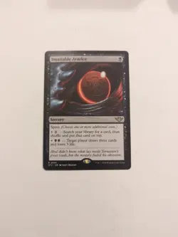 Insatiable Avarice Outlaws of Thunder Junction Regular NM MTG - Image 1