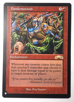 Pandemonium 93/143 The List Exodus MTG Magic the Gathering NM - Image 1