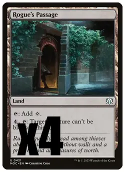MTG | Rogue's Passage (x4 Playset) | (NM) Commander: March of the Machine - Image 1