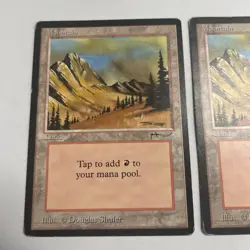***Mountain x2 *** MTG Arabian Nights - Image 2