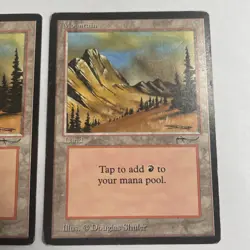 ***Mountain x2 *** MTG Arabian Nights - Image 3