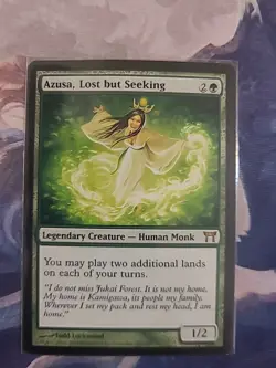 MTG Azusa, Lost But Seeking - Champions of Kamigawa #201 Rare - Image 1